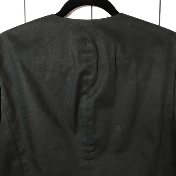 Josephine Blazer With Crochet Trim Black Lined - Picture 6 of 8